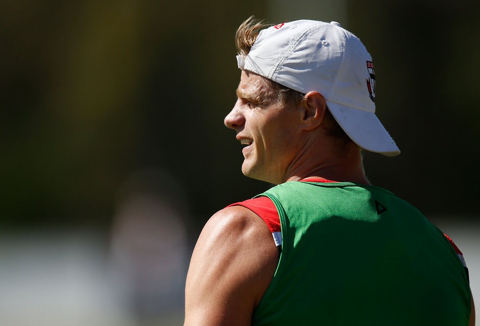 AFL 2016 Training - St Kilda 050216 Champion Saint Nick Riewoldt will again captain the club in 2016 - ${keywords}